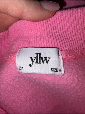 YLLW The Label Pink “Let’s Take a Trip Soon” Crewneck